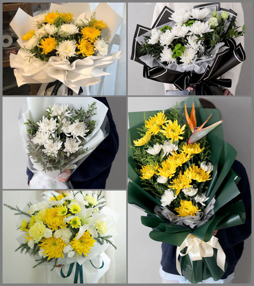 广东梅州市大埔县洲瑞镇白事花束代送